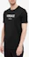 Shop VERSACE Embroidered Logo Slim Fit Crew Neck Navy Blue T-Shirt. A89019-A228806-A1382
