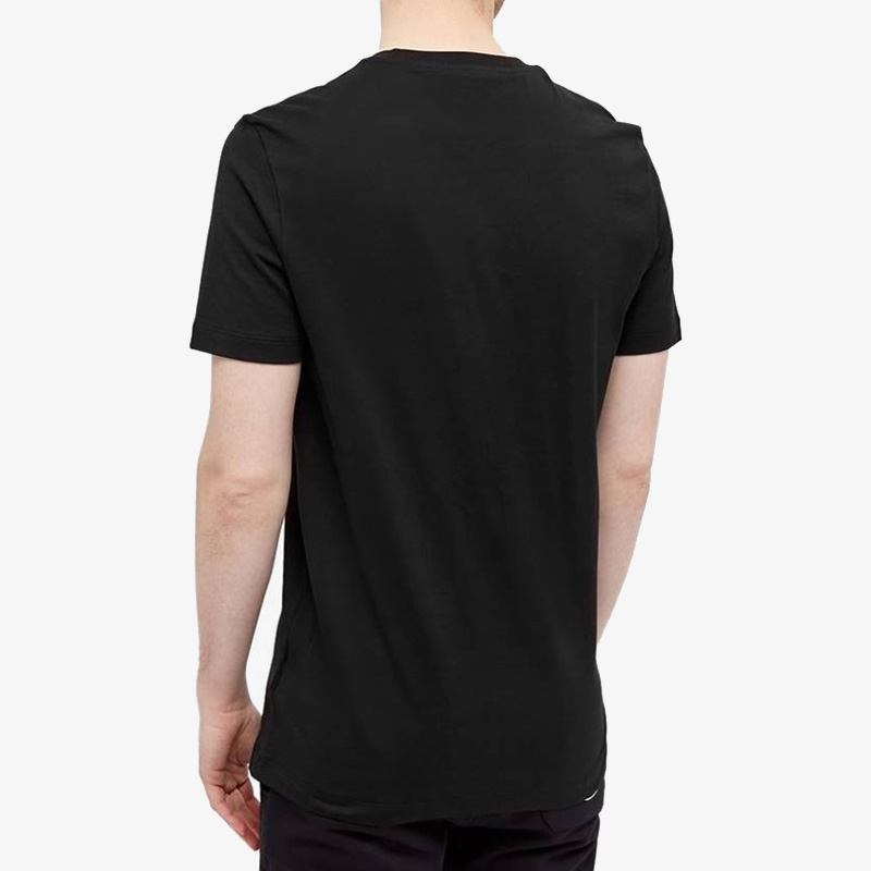 VERSACE Embroidered Logo Slim Fit Crew Neck Navy Blue T-Shirt. A89019-A228806-A1382 圖 5