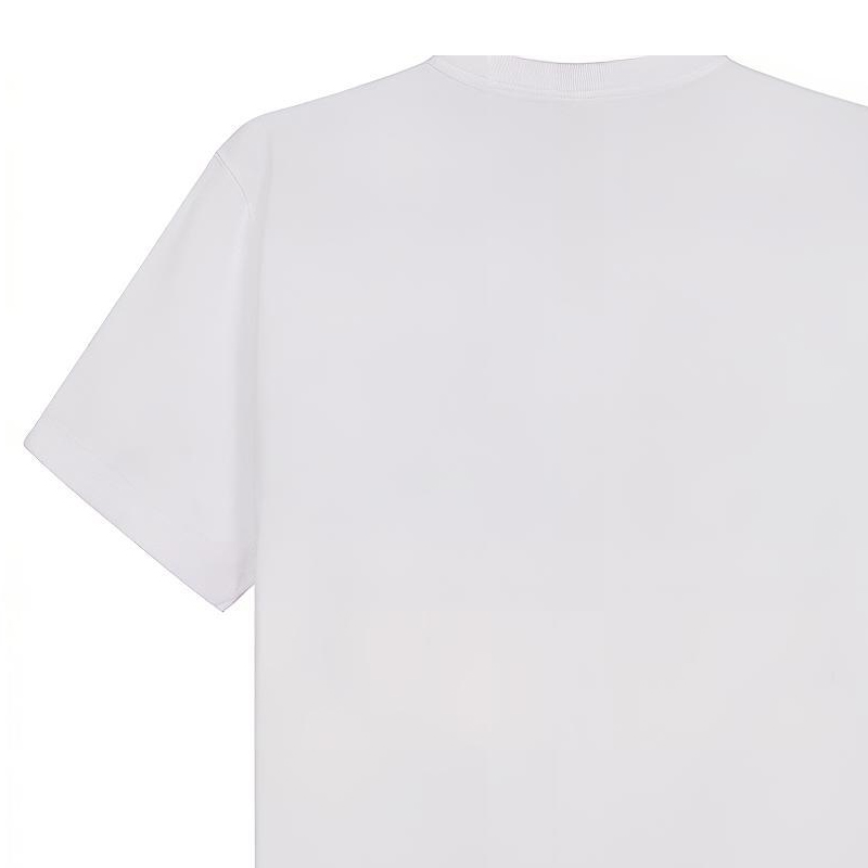 VERSACE Embroidered Logo Slim Fit Crew Neck T-Shirt White A89019-A228806-A1001 圖 8