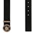 Versace Enamel Medusa Leather Belt Black/Gold
