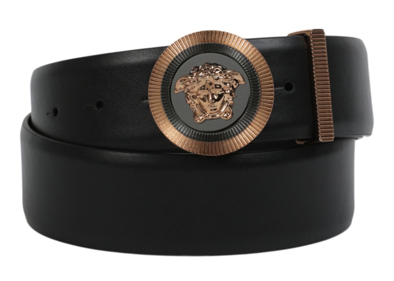 Lookbook 范思哲珐琅美杜莎黑金色皮带