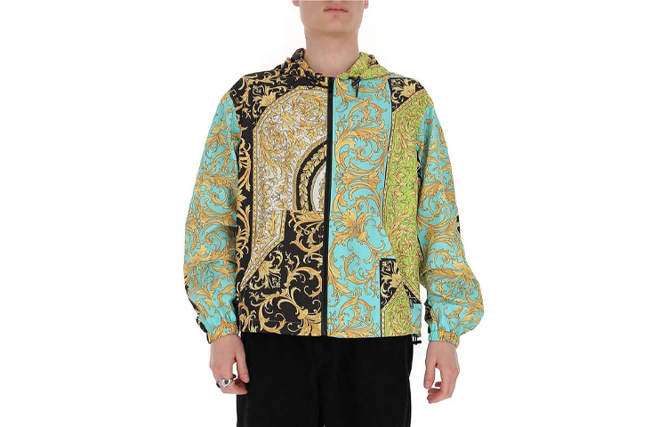 Versace Floral Zipper Hoodie Jacket A82747A-232533A-7429