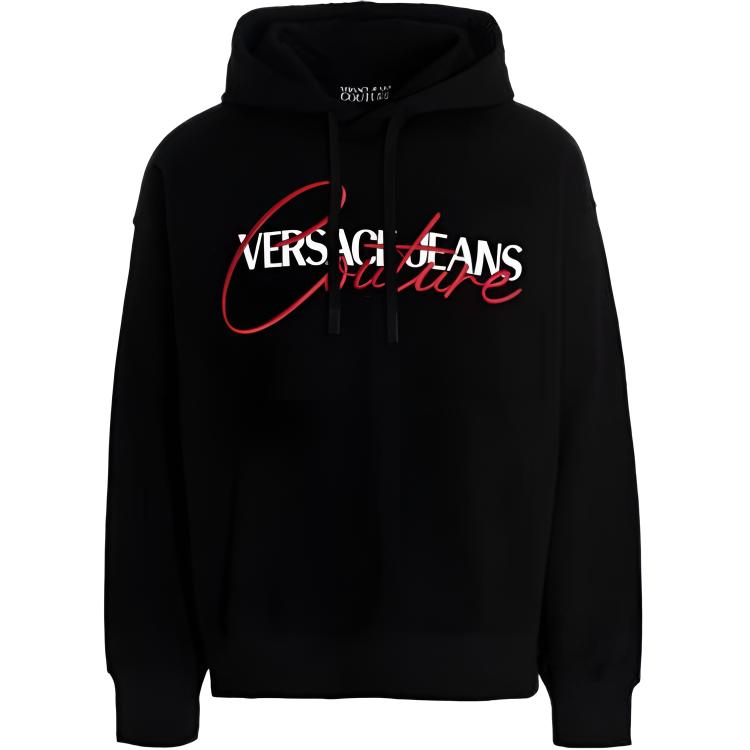 Versace Front Logo Sweatshirt Black 72GAIT07CF01T-899