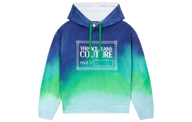 Versace FW21 Gradient Hoodie Men’s Blue Green E71GAI338-EFE00006D