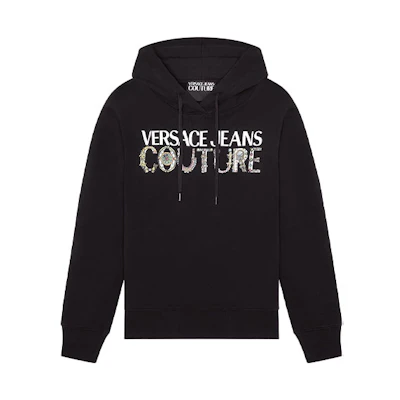 Versace FW21 Logo Long-Sleeve Sweatshirt Black E71HAIF04-ECF00F-E899