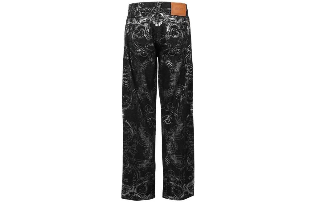 VERSACE FW22  Baroque Print Black Denim Jeans. 1006372-1A04347-2D550 圖 3