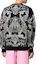 Shop VERSACE FW22 Baroque Print Crewneck Sweatshirt Black 10064931A045042B900