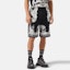 Purchase VERSACE FW22 Baroque Print Relaxed Fit Elastic Waist Shorts Black 1002476-1A04155-5B040