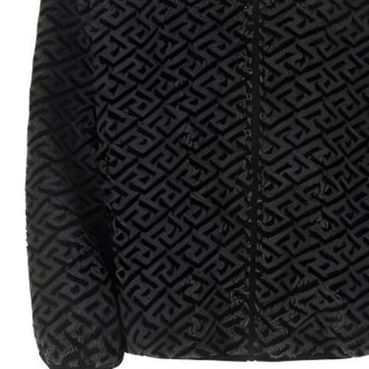 VERSACE FW22  Black Geometric Print Zip-Up Jacket. 10065171-A04530-2E160 圖 4