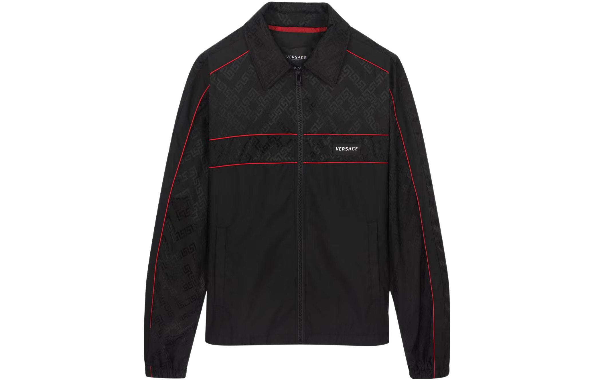 Order VERSACE 2022秋冬 黑色圖案印花長袖外套 A87094-A26597-A4008