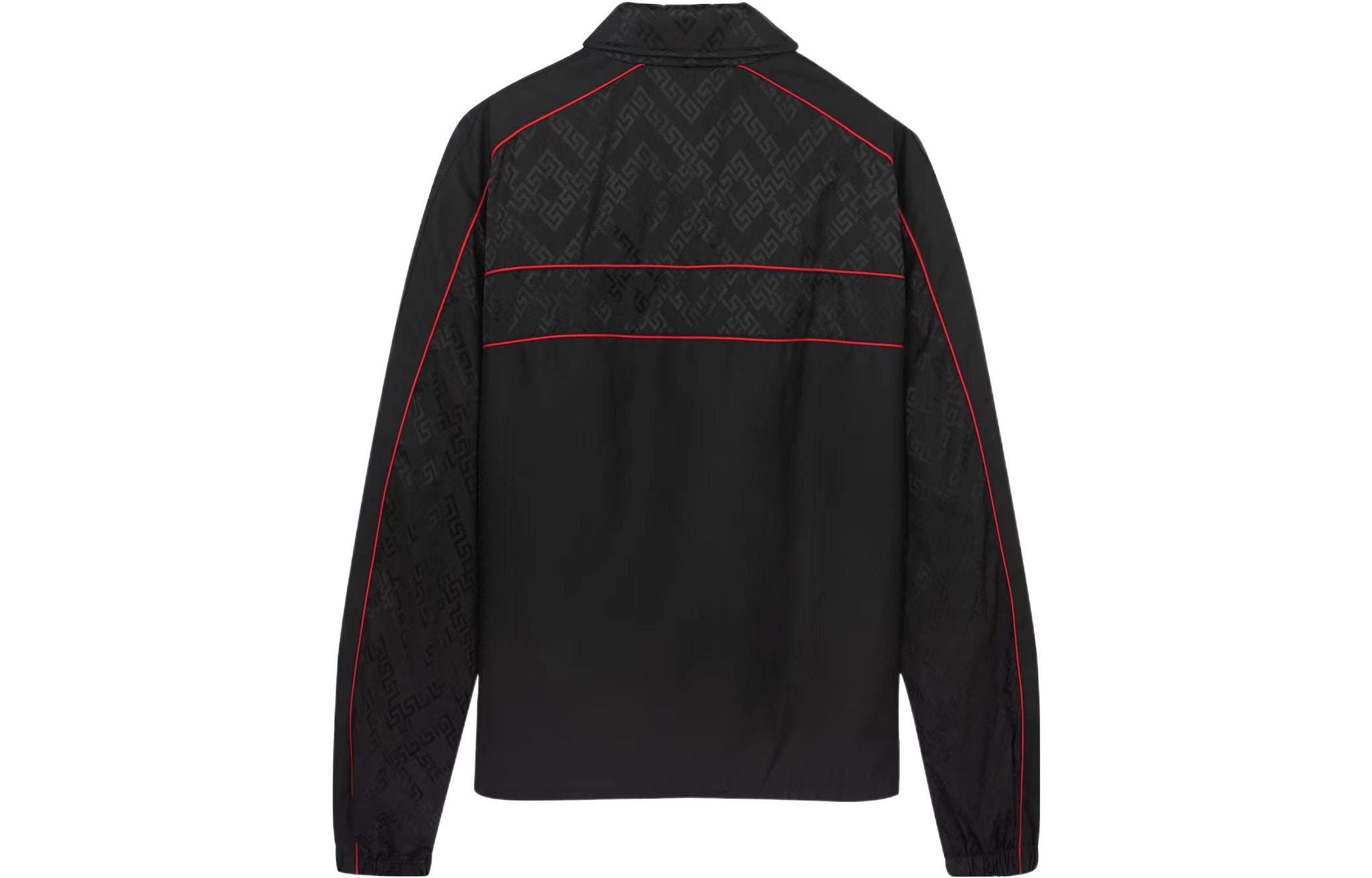 Lookbook VERSACE 2022秋冬 黑色圖案印花長袖外套 A87094-A26597-A4008