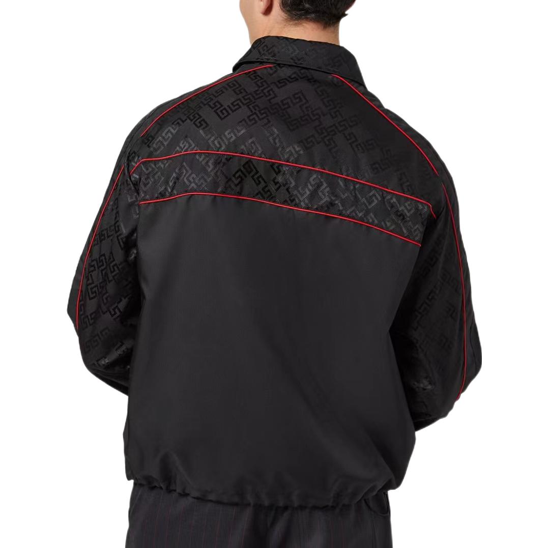 Purchase VERSACE 2022秋冬 黑色圖案印花長袖外套 A87094-A26597-A4008