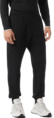 VERSACE FW22 Black Knit Joggers with Letter Print and Mid-Rise Fit. 1006500-1A04510-1B000 Details for VERSACE FW22 Black Knit Joggers with Letter Print and Mid-Rise Fit. 1006500-1A04510-1B000