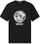 Order VERSACE FW22 Black Letter Graphic Crew Neck T-Shirt 1006984-1A04967-1B000