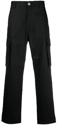 VERSACE FW22 Black Loose Fit Straight Casual Pants 1006939-1A05084-1B000 Order VERSACE FW22 Black Loose Fit Straight Casual Pants 1006939-1A05084-1B000