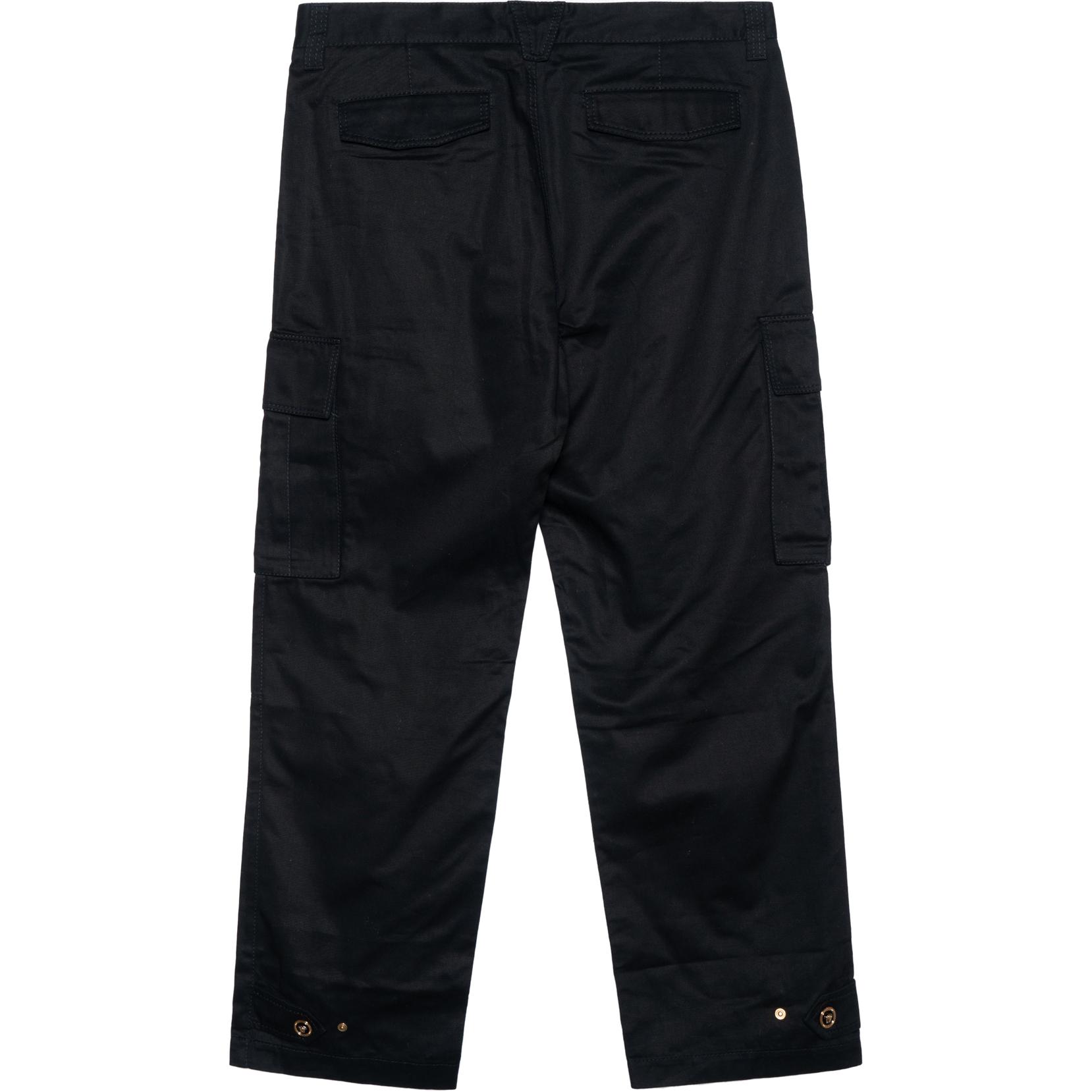 Lookbook VERSACE FW22  Black Loose Fit Straight Casual Pants 1006939-1A05084-1B000