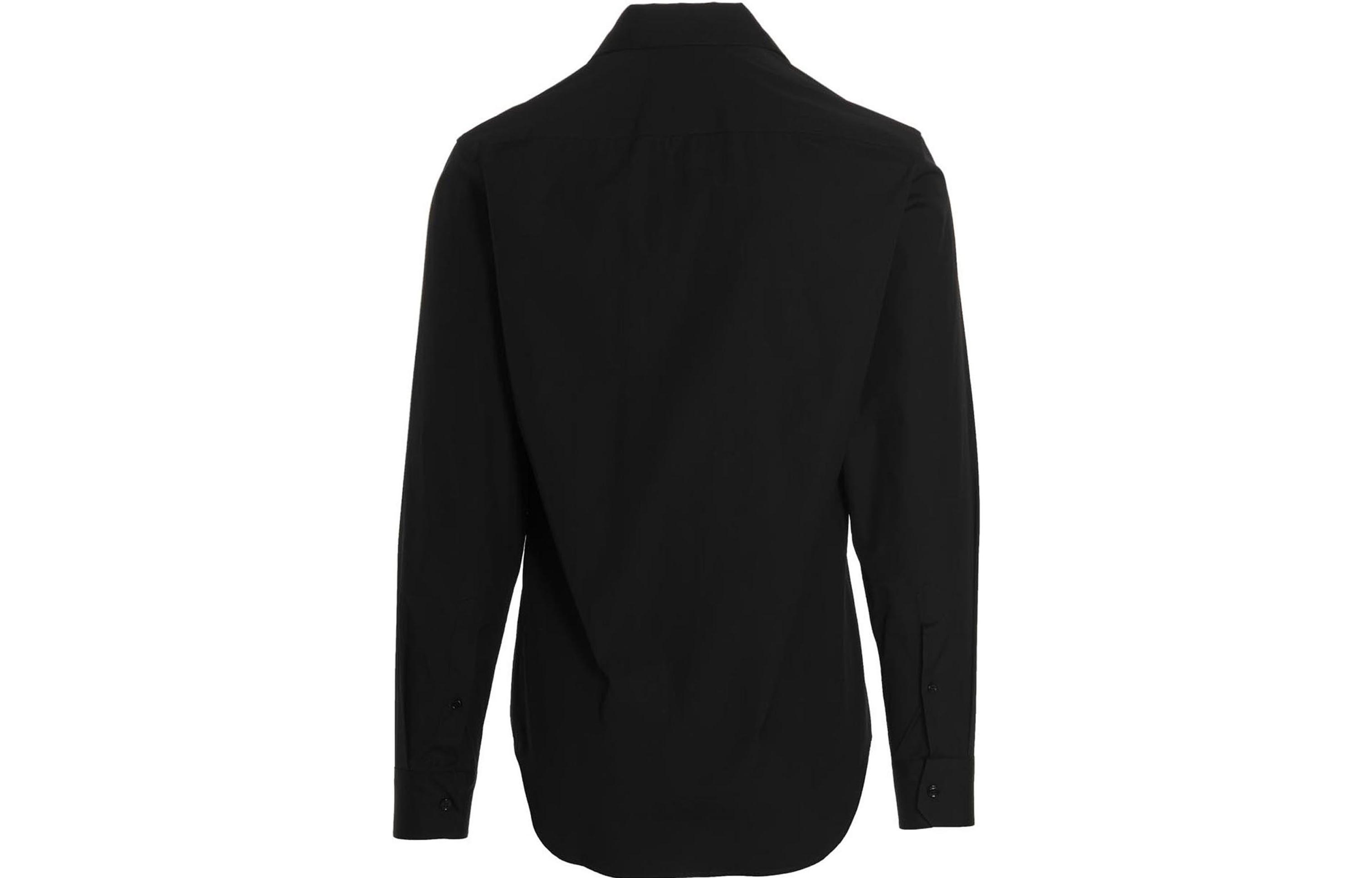 Versace FW22  Black Pattern Print Long Sleeve Collared Shirt 1006376-1A04354-2B130 圖 3