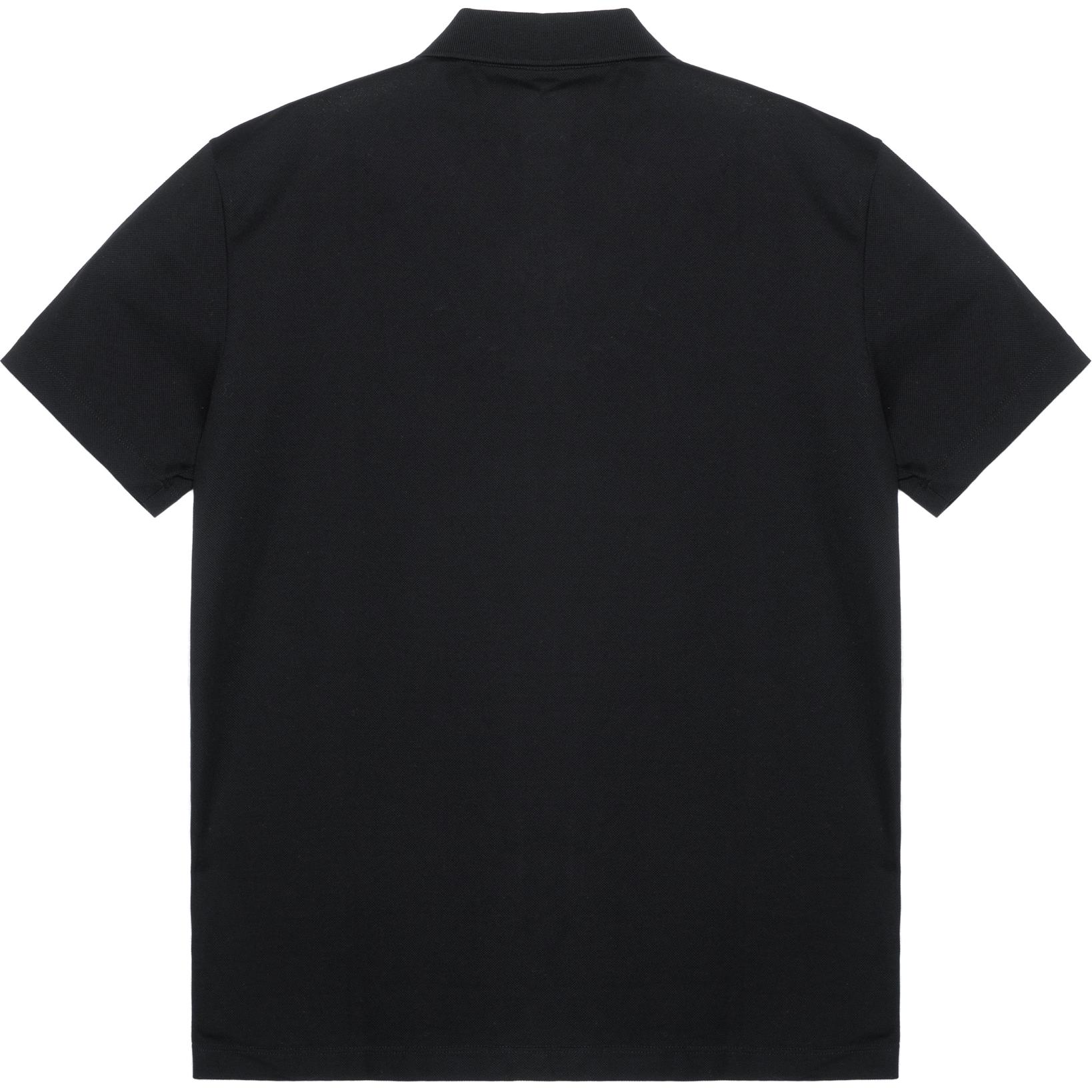 Lookbook VERSACE FW22  Black Polo Shirt with Embroidered Lettering 1008503-1A06081-1B000