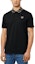 Purchase VERSACE FW22 Black Polo Shirt with Logo Embroidery Design. A87402-1A06199-1B000