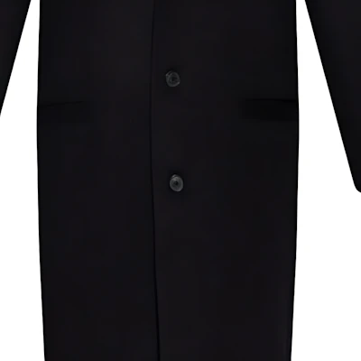 ヴェルサーチ FW22 ブラック シングルブレスト ストレートカラーコート. 1006962-1A04931-1B000 Sizing ヴェルサーチ FW22 ブラック シングルブレスト ストレートカラーコート. 1006962-1A04931-1B000