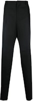 VERSACE FW22 Black Solid Twill Straight-Leg Casual Pants 1006714-1A03848-1B000 VERSACE FW22 Black Solid Twill Straight-Leg Casual Pants 1006714-1A03848-1B000