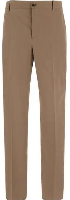 versace-fw-22-brown-solid-pleated-straight-leg-casual-pants-1006015-1-a01816-1-k880