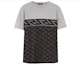 Buy Versace FW22 Colorblock Graphic Print Crewneck T-Shirt Grey 1006439-1A04407-5B050