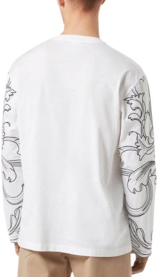 VERSACE FW22 Medusa Baju Lengan Panjang Putih Sulaman 1006452-1A04419-1W000 Shop VERSACE FW22 Medusa Baju Lengan Panjang Putih Sulaman 1006452-1A04419-1W000