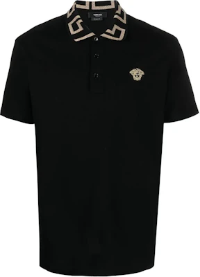 范思哲 FW22 印花短袖纽扣POLO衫 黑色 A87402-1A04866-1B000 Buy 范思哲 FW22 印花短袖纽扣POLO衫 黑色 A87402-1A04866-1B000