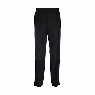 VERSACE FW22 Solid Color Straight-Leg Zipper Ankle Casual Pants 1006715-1A01698-1B000