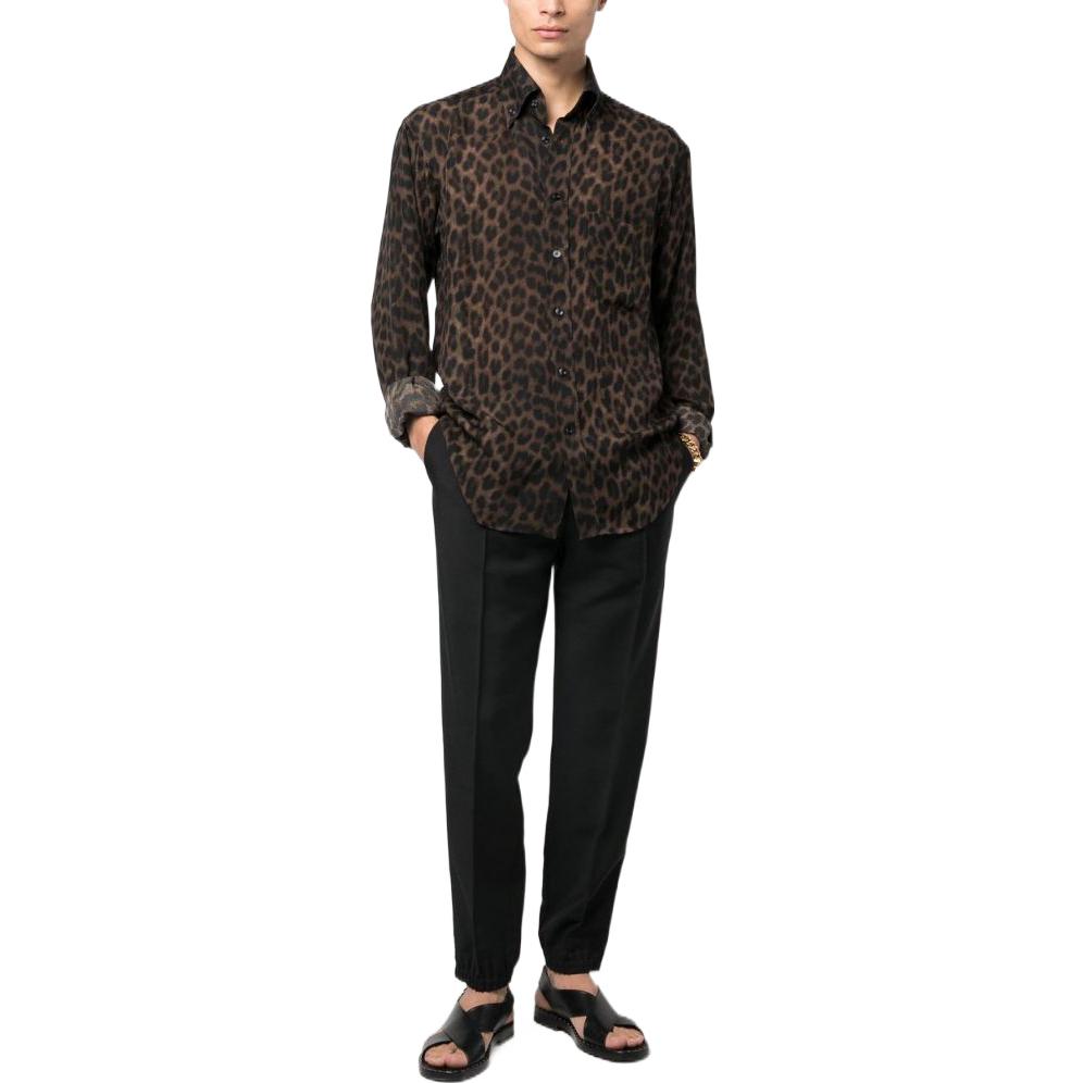 Lookbook VERSACE FW22  Solid Color Straight-Leg Zipper Ankle Casual Pants 1006715-1A01698-1B000