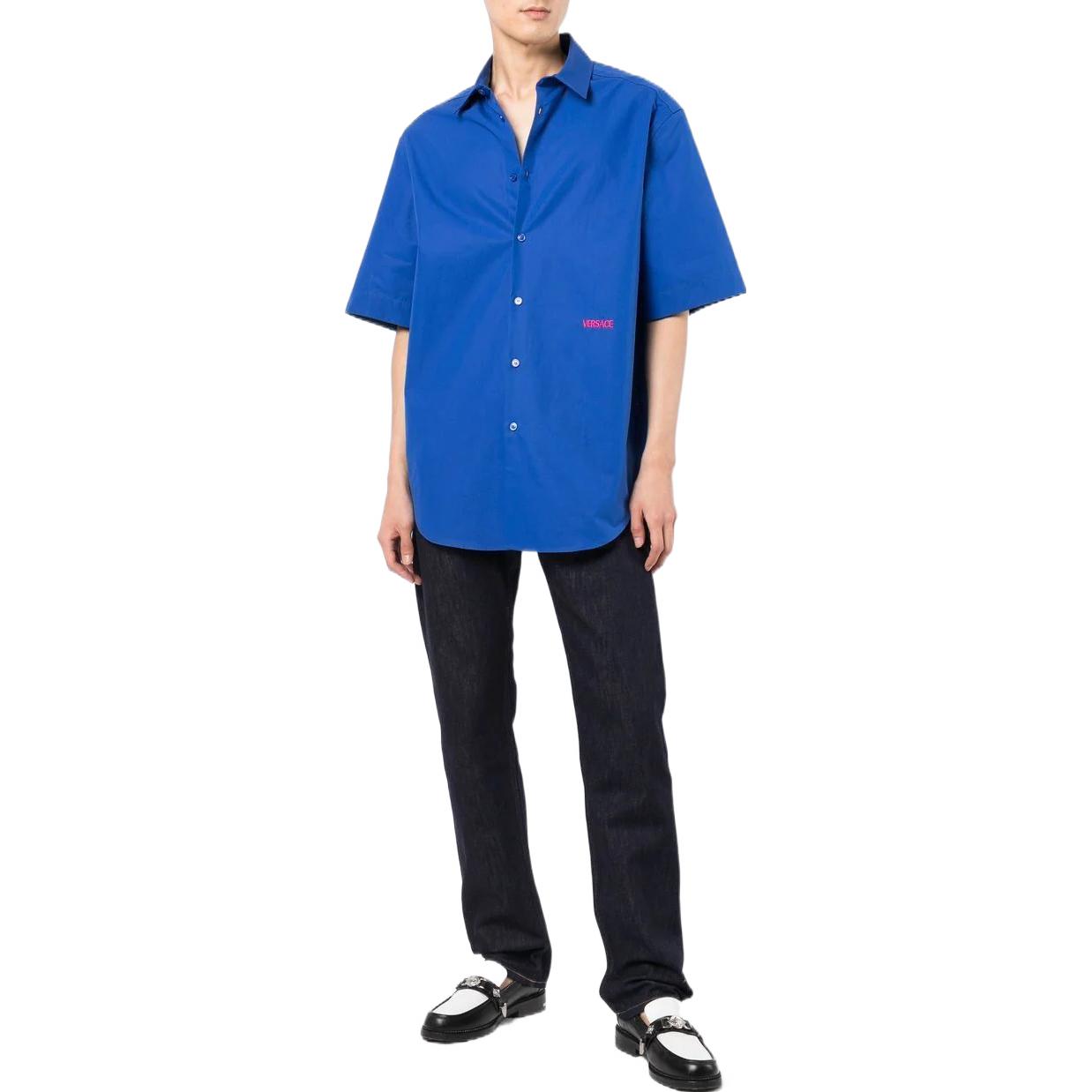 VERSACE FW22  Solid Slim Straight Blue Jeans 10063731-A04329-1D100 圖 3