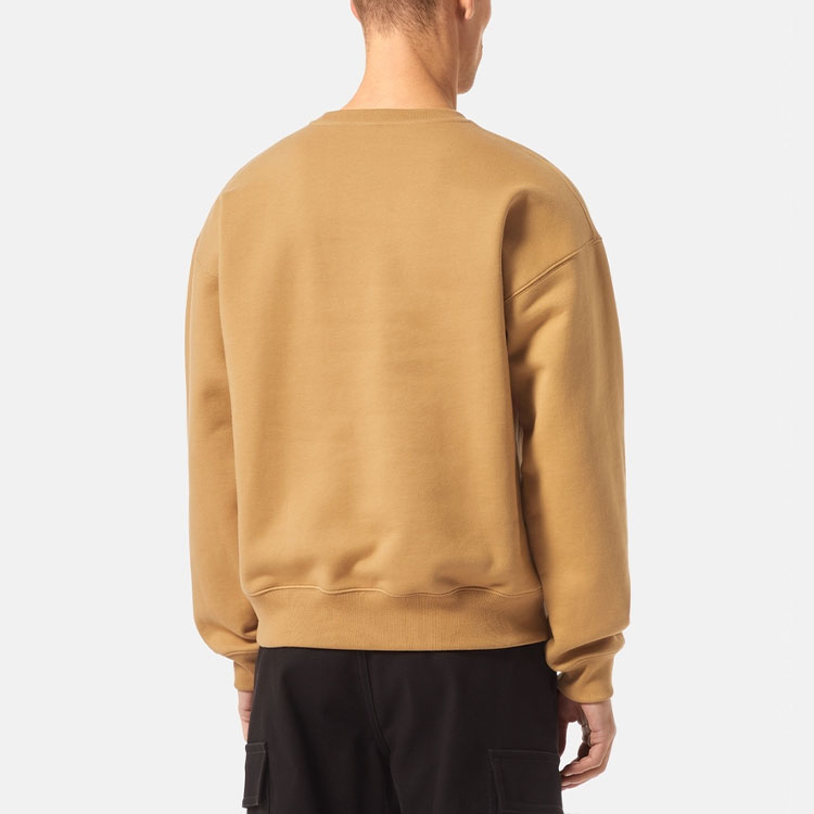 Purchase Versace FW22 Brown Logo Sweater Crewneck Bordir. 1006502-1A04511-1N700