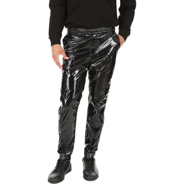 Shop 范思哲 FW22 男士黑色涂层弹性腰运动裤 A79839-A222327-A00850