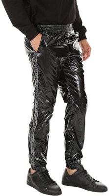 范思哲 FW22 男士黑色涂层弹性腰运动裤 A79839-A222327-A00850 Details for 范思哲 FW22 男士黑色涂层弹性腰运动裤 A79839-A222327-A00850