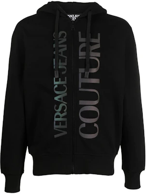 베르사체 FW22 그라데이션 로고 집업 후드 블랙 긴팔 73GAIT24-CF00T-899 Buy 베르사체 FW22 그라데이션 로고 집업 후드 블랙 긴팔 73GAIT24-CF00T-899