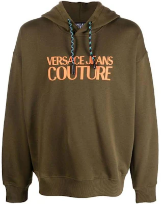 Versace FW22 Hoodie Hijau Logo Huruf dengan Tali Serut 73GAIT04-CF00T-107 Buy Versace FW22 Hoodie Hijau Logo Huruf dengan Tali Serut 73GAIT04-CF00T-107