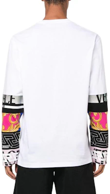 Versace FW22 標誌印花圓領針織毛衣 白色 10060101A041172W580 Lookbook Versace FW22 標誌印花圓領針織毛衣 白色 10060101A041172W580