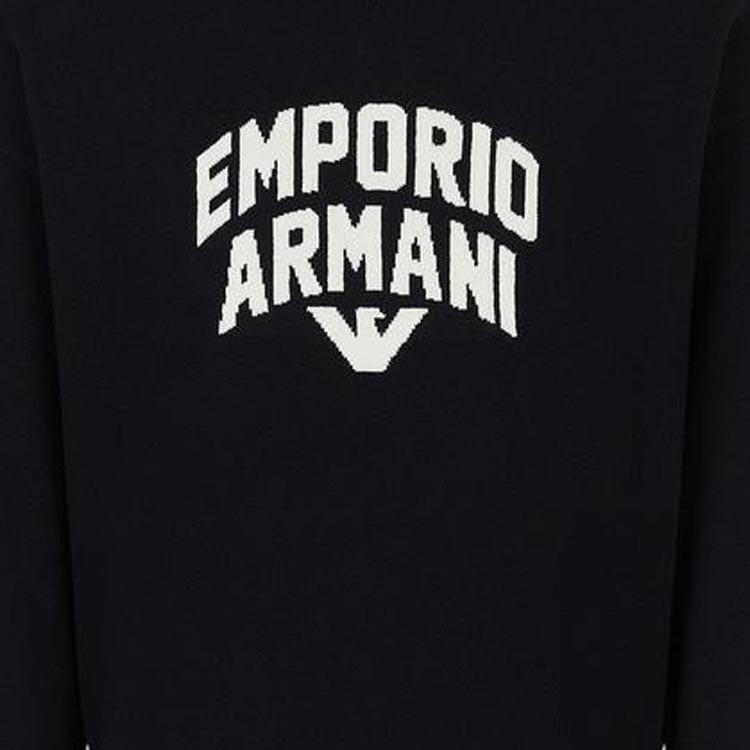 Cheap VERSACE FW22 標誌印花長袖休閒T恤 黑色 10070321A049671B000