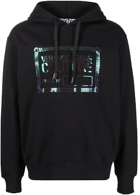 Sudadera con Capucha Negra Versace FW22 con Estampado de Logo 73GAIF06-CF03F-899 Buy Sudadera con Capucha Negra Versace FW22 con Estampado de Logo 73GAIF06-CF03F-899