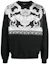 Buy 베르사체 FW22 패턴 크루넥 풀오버 스웨트셔츠 블랙 1006475-1A04480-5B040