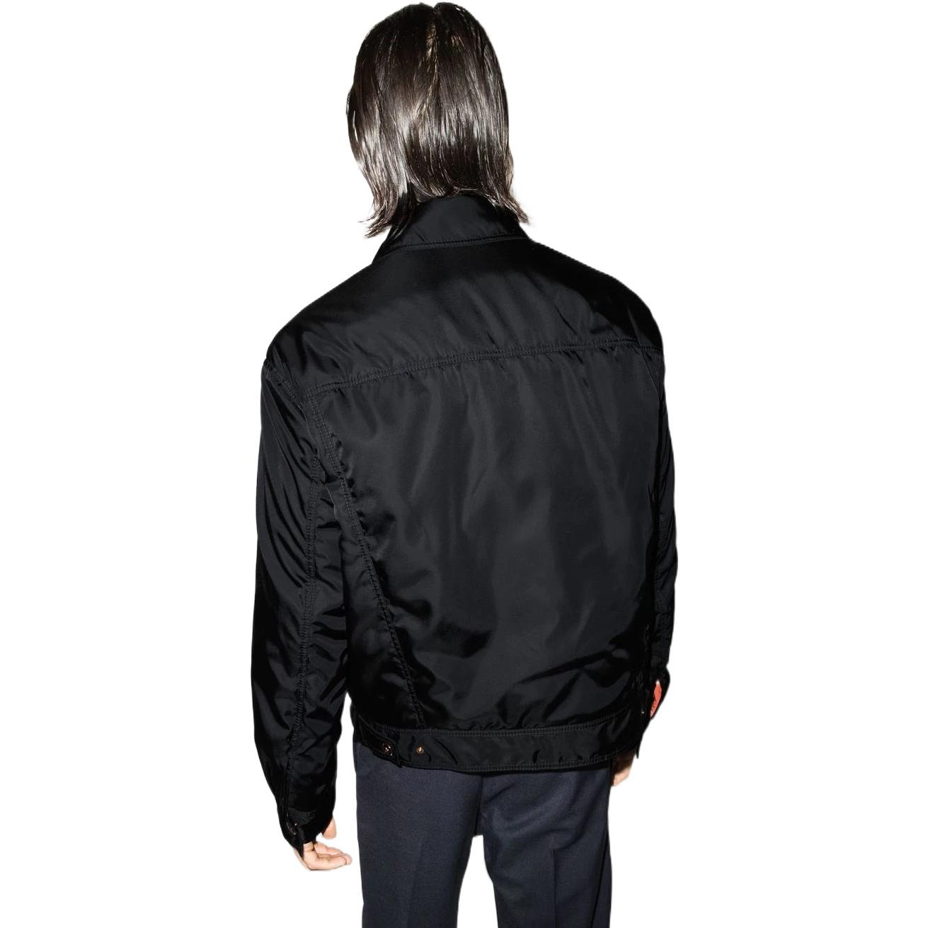 VERSACE FW22 Pattern Logo Print Single-Breasted Jacket Men’s Black 1006030-1A04118-1B000 圖 5