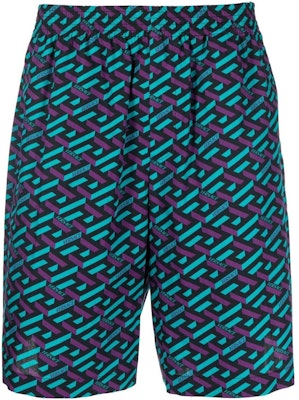 VERSACE FW22 Patterned Print Straight Shorts Blue. 1002476-1A04992-5G320 Buy VERSACE FW22 Patterned Print Straight Shorts Blue. 1002476-1A04992-5G320