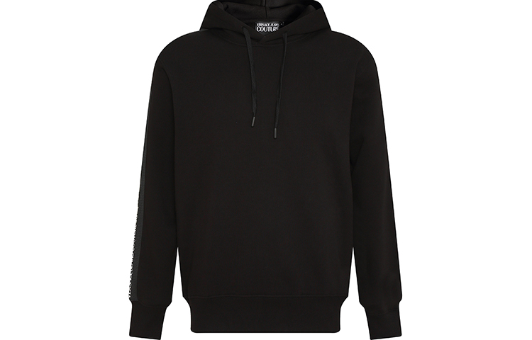 Versace FW22 Solid Color Pullover Hoodie Men’s Black 73GAI3H4-F0002-899