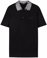 Order VERSACE FW22 男士黑色鉚釘短袖Polo衫 1008502-1A06080-1B000
