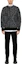 Lookbook VERSACE FW23 Black Floral Pattern Knit Pullover Sweater 1013400-1A09516-1B000