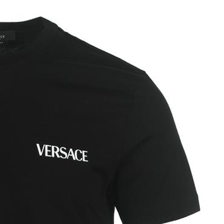 VERSACE FW23  Black Graphic Print Crew Neck Short Sleeve T-Shirt 1011484-1A07701-1B000 圖 6