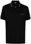 Buy VERSACE FW23 Black Logo Embellished Casual Short Sleeve Polo Shirt. 1013910-1A09839-1B000