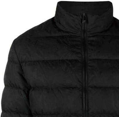 VERSACE FW23 Black Logo Print Long Sleeve Down Jacket 1013537-1A09785-1B000 Sizing VERSACE FW23 Black Logo Print Long Sleeve Down Jacket 1013537-1A09785-1B000