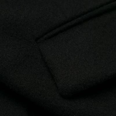 VERSACE 23秋冬 黑色純色單排扣長袖大衣 1010606-1A07656-1B000 Details for VERSACE 23秋冬 黑色純色單排扣長袖大衣 1010606-1A07656-1B000